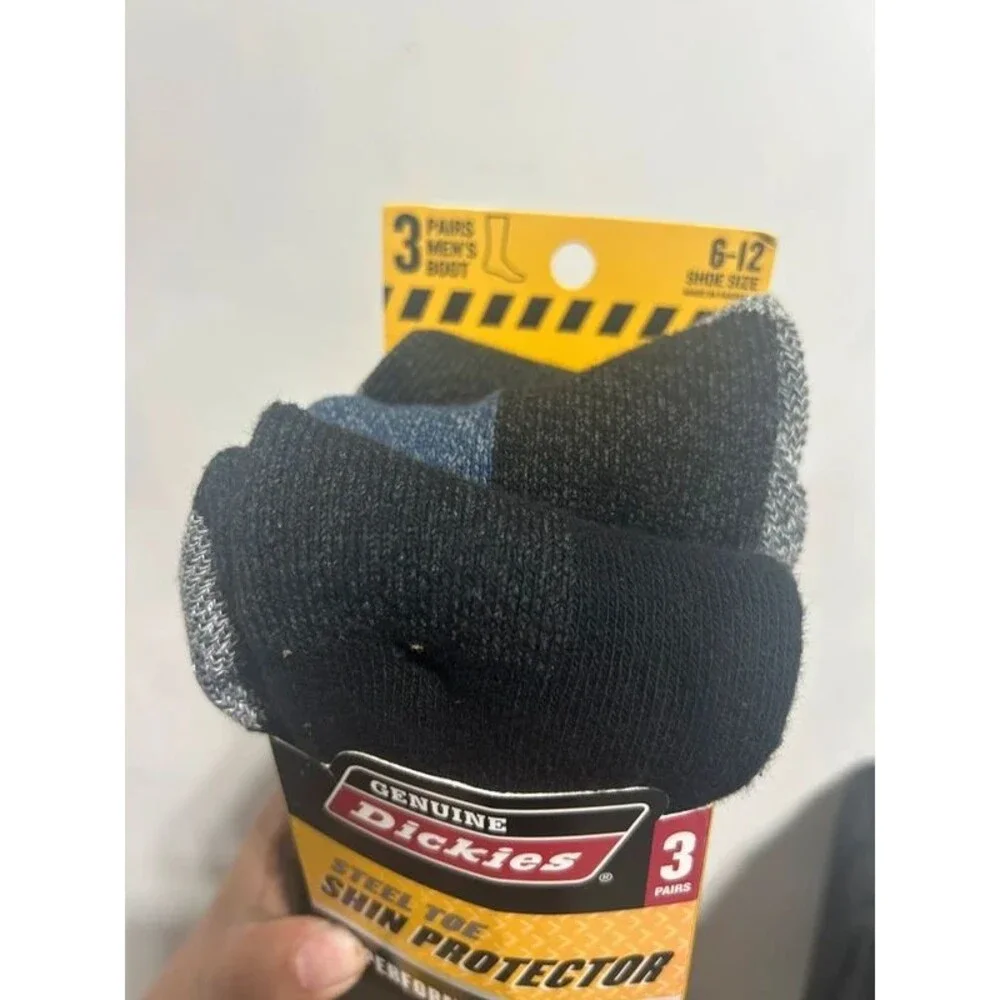 Pack 3 socks men dickies boots size 6-12